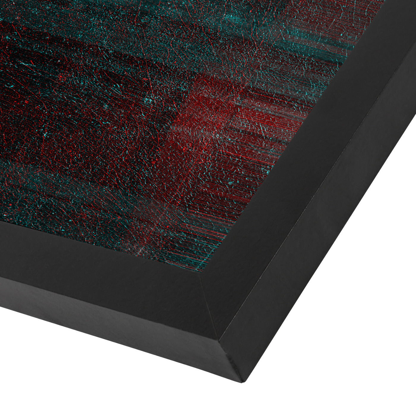 Glitch Monalisa By Chaos & Wonder Design - Black Framed Print - Wall Art - Americanflat
