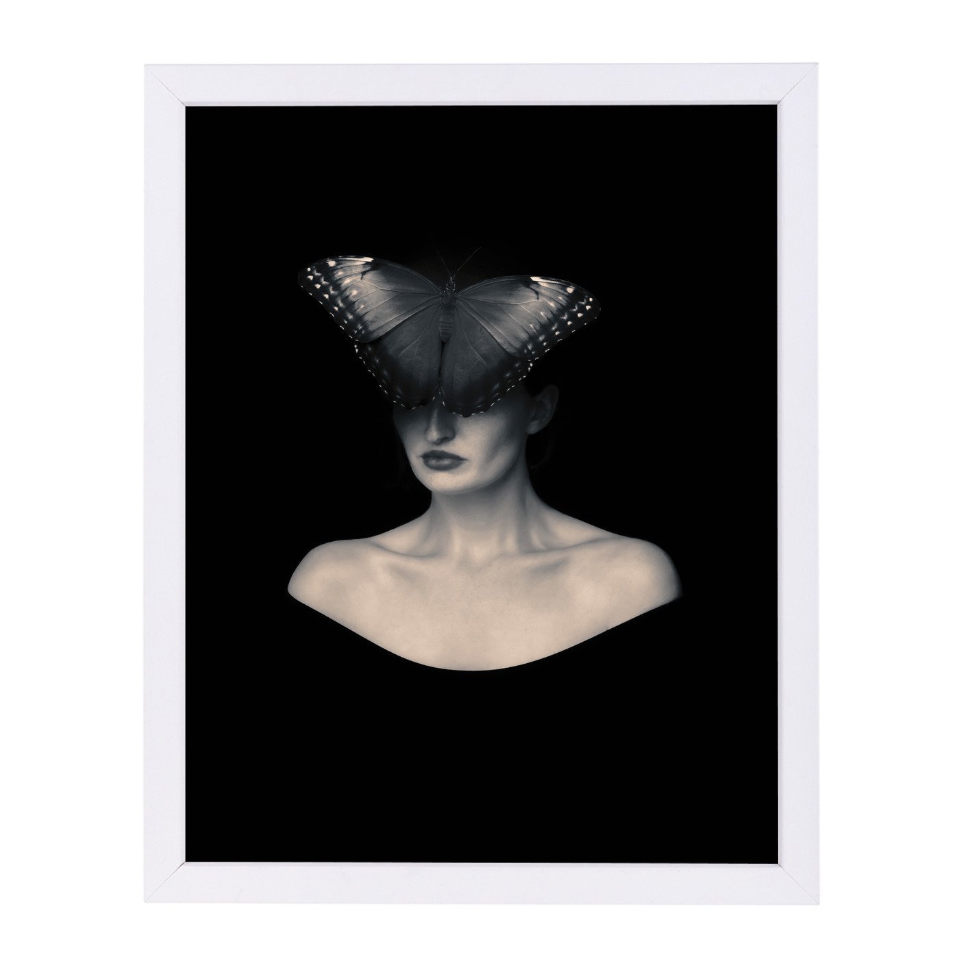 Butterfly Veil By Chaos & Wonder Design - Framed Print - Americanflat