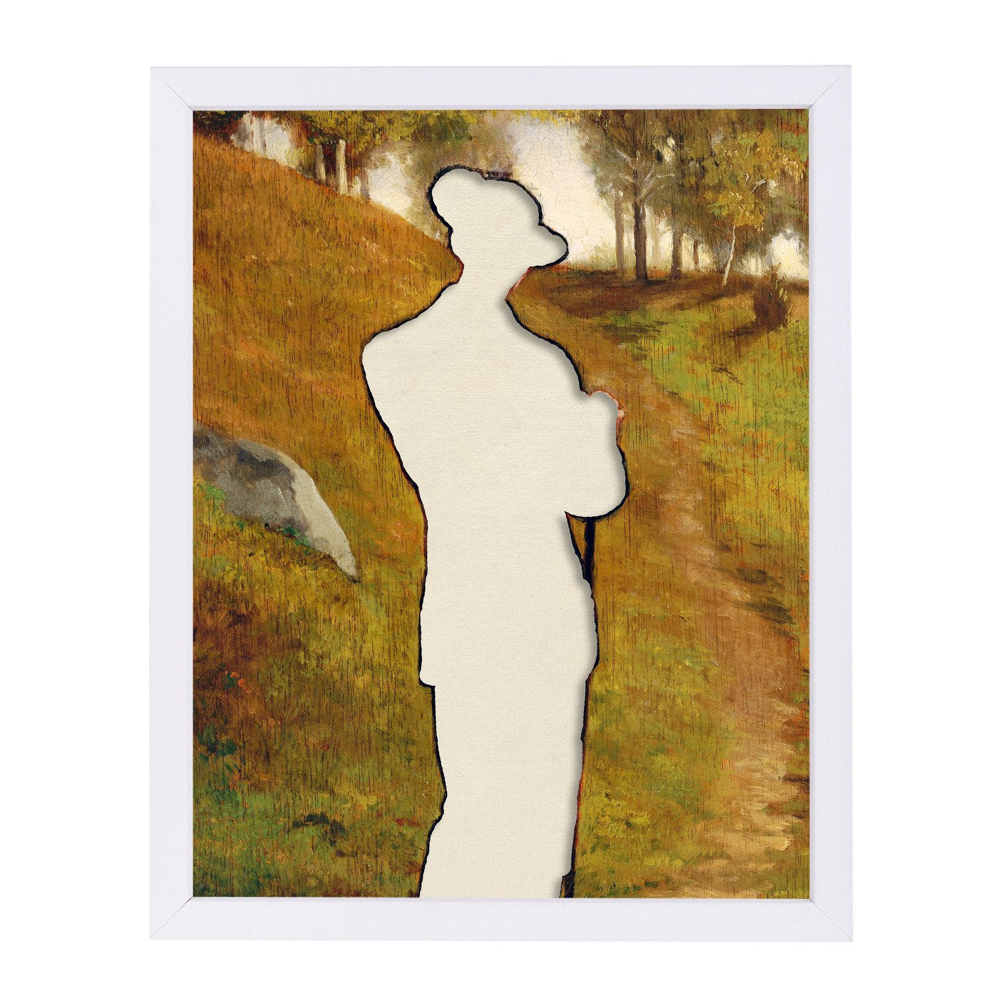 Cut Portrait By Chaos & Wonder Design - Framed Print - Americanflat