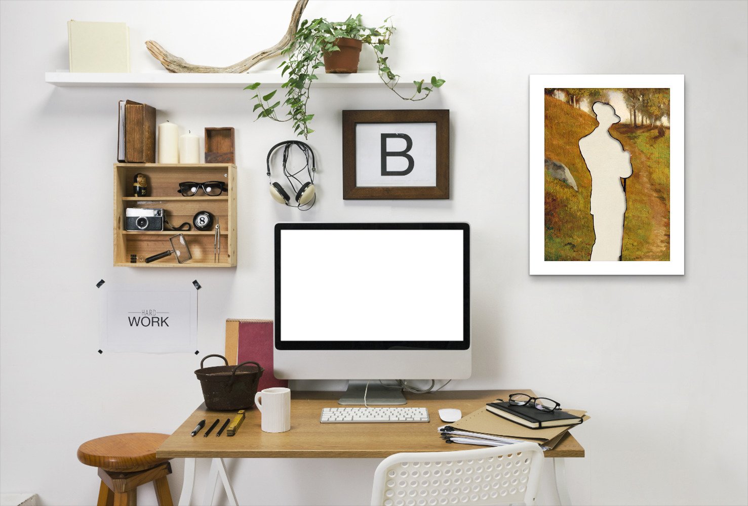 Cut Portrait By Chaos & Wonder Design - Framed Print - Americanflat