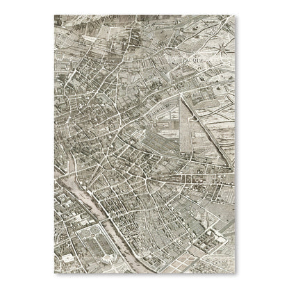 Map Paris II by Chaos & Wonder Design - Art Print - Americanflat