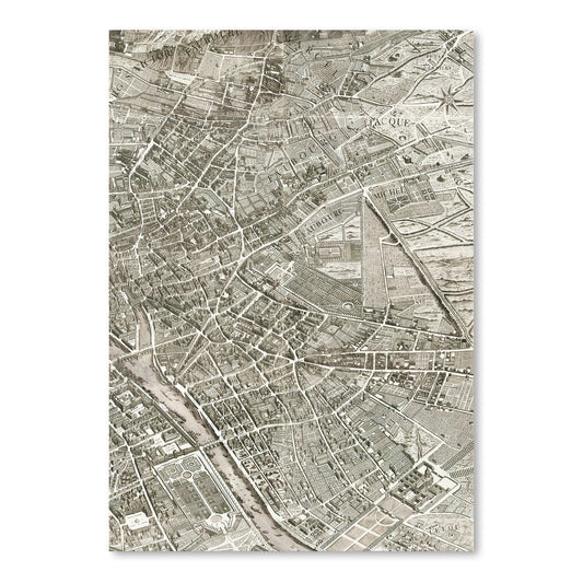 Map Paris II by Chaos & Wonder Design - Art Print - Americanflat