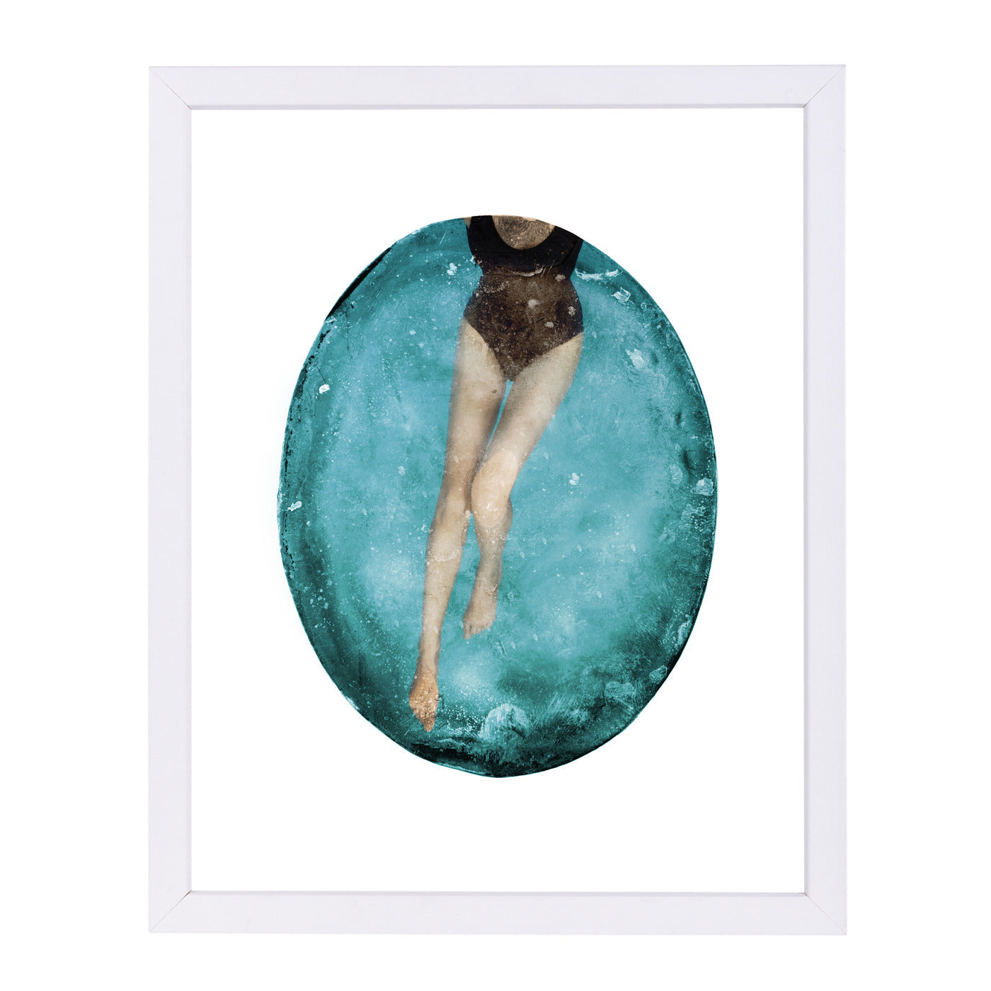 Pool By Chaos & Wonder Design - White Framed Print - Wall Art - Americanflat