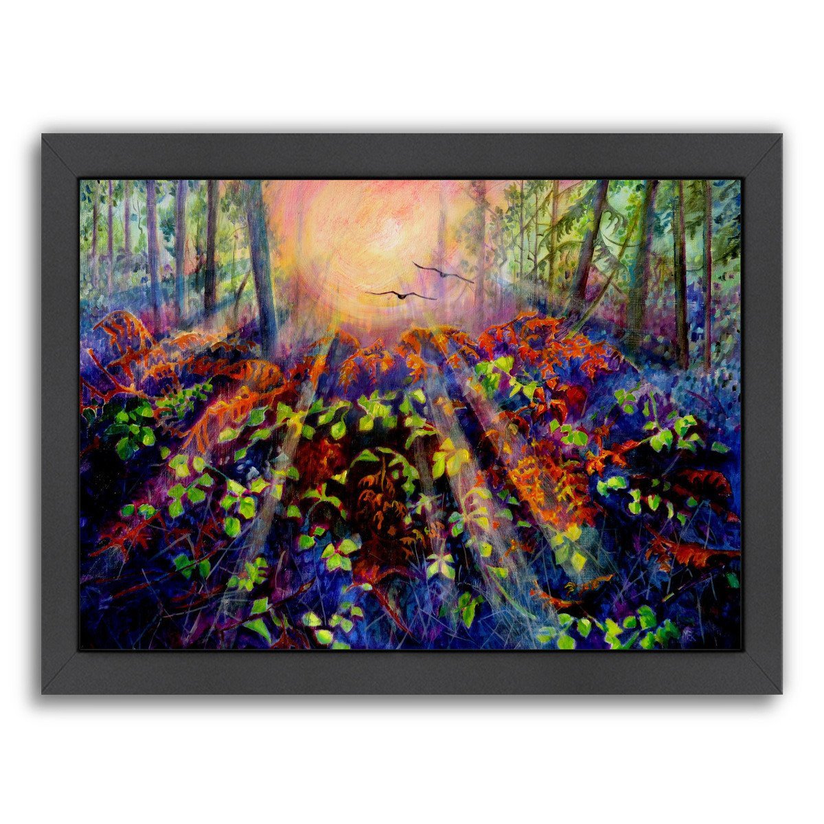Birds Flying By Mary Kemp - Black Framed Print - Wall Art - Americanflat
