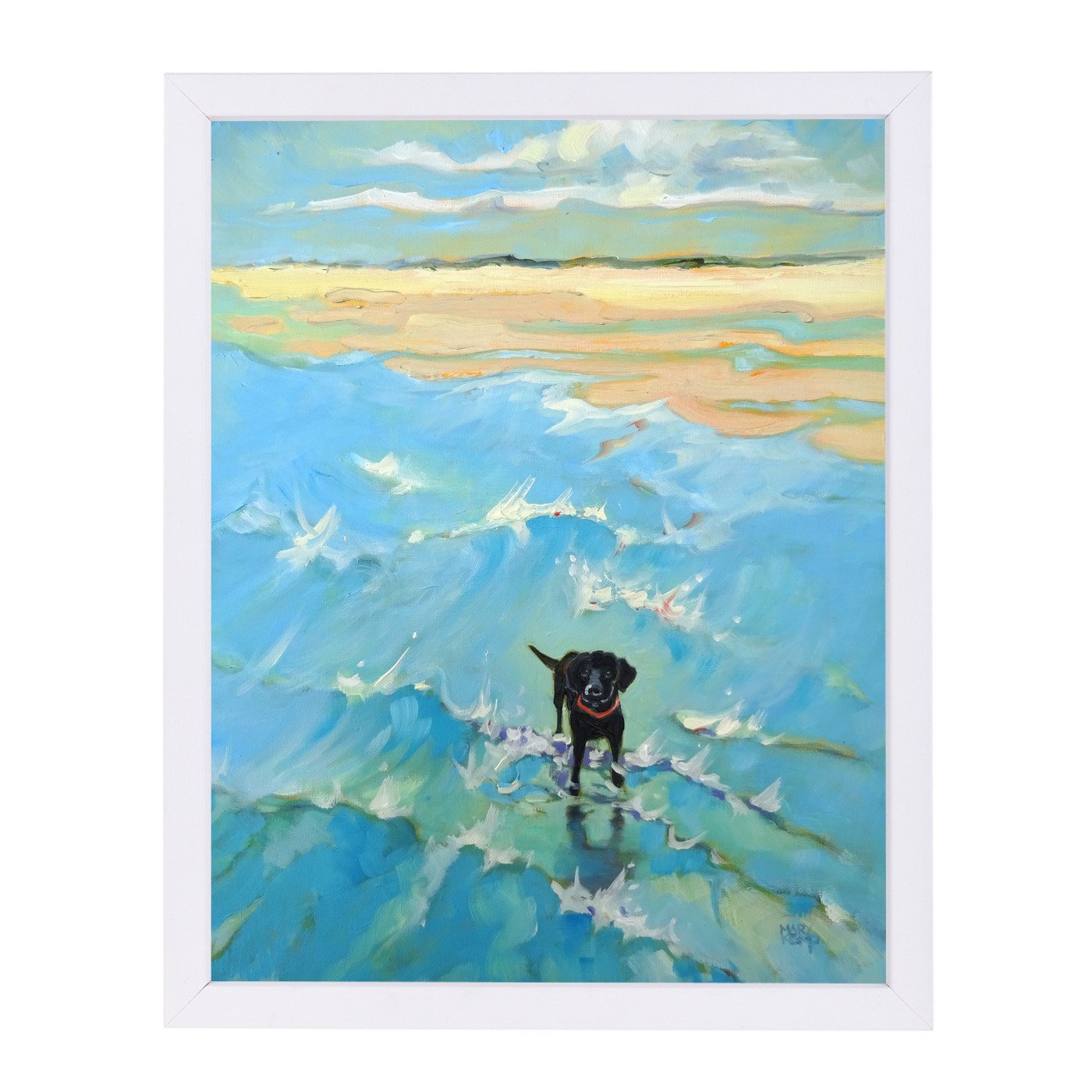 Black Labrador By Mary Kemp - Framed Print - Americanflat