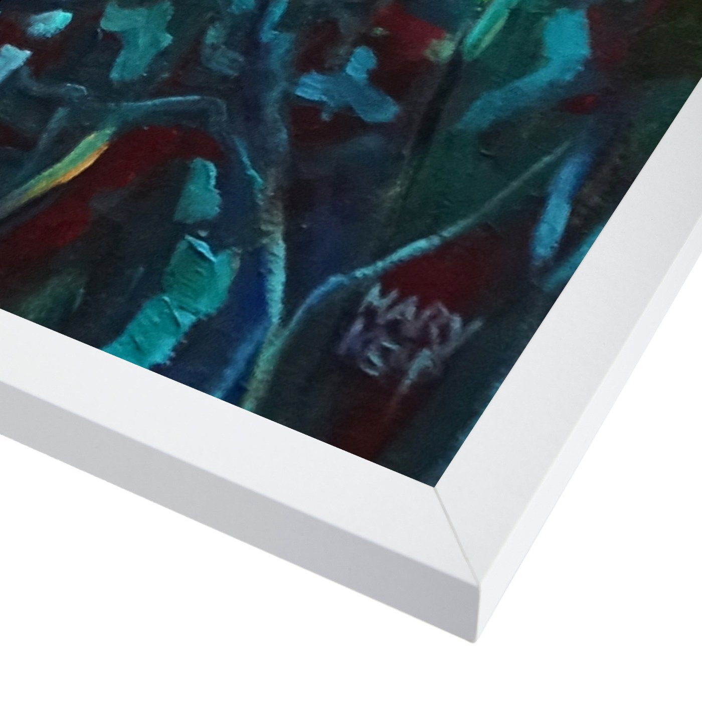 Blue John, Derbyshire By Mary Kemp - White Framed Print - Wall Art - Americanflat