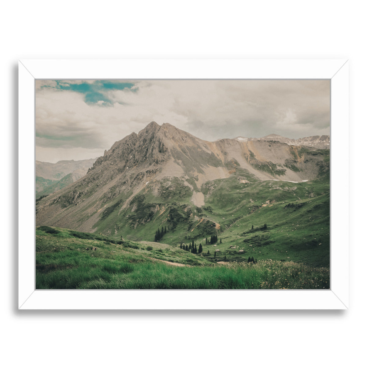 Colorado By Natalie Allen - White Framed Print - Wall Art - Americanflat