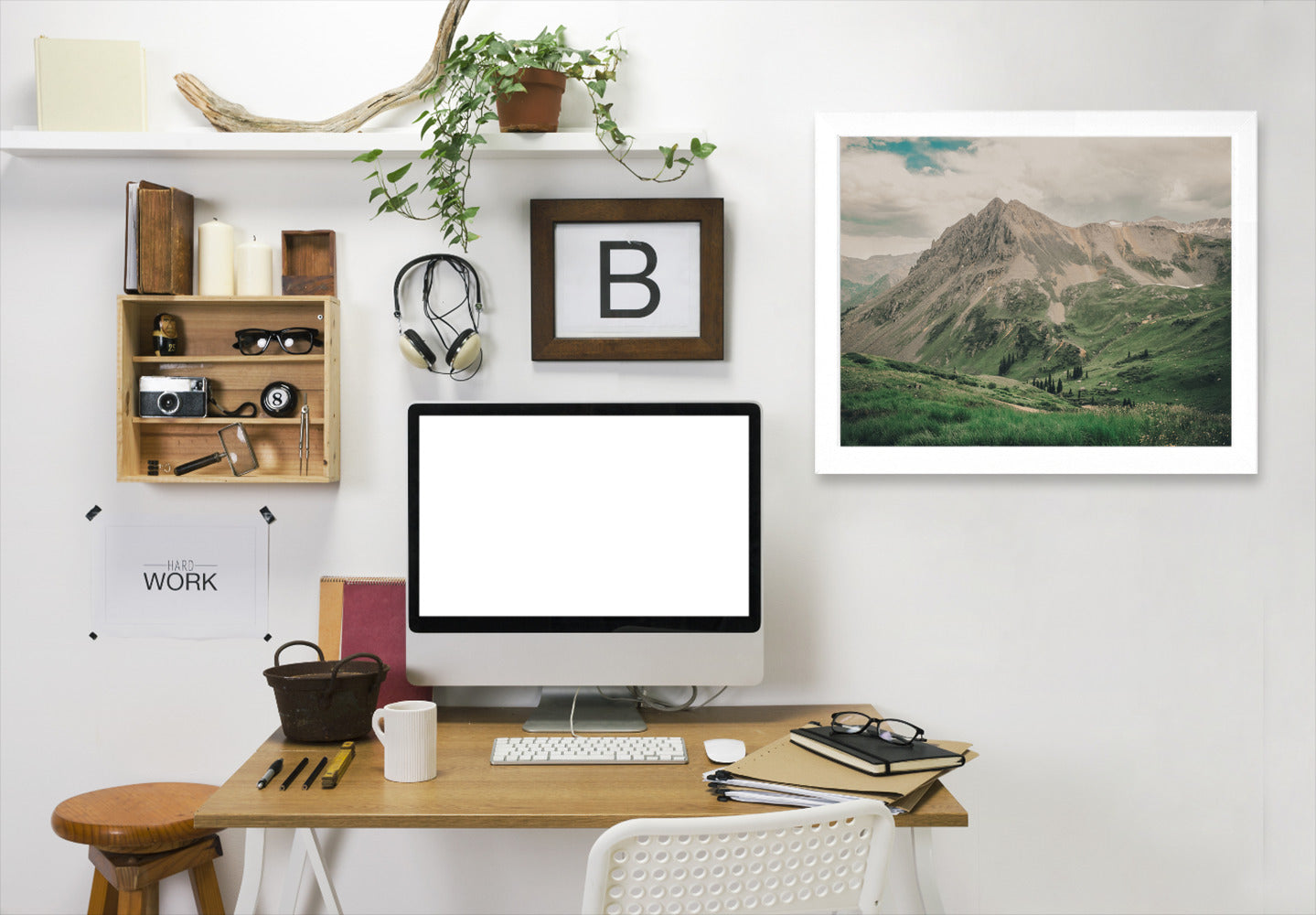Colorado By Natalie Allen - White Framed Print - Wall Art - Americanflat