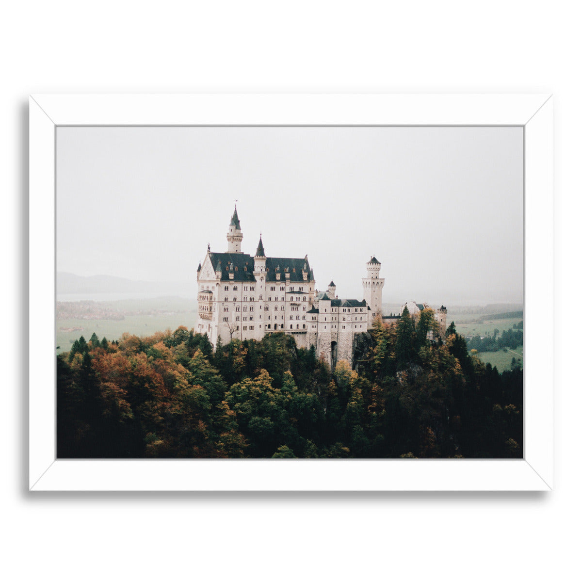 Germany By Natalie Allen - White Framed Print - Wall Art - Americanflat