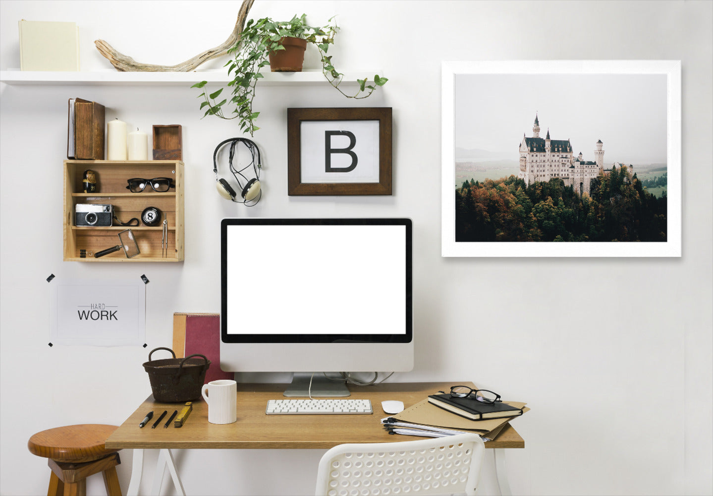 Germany By Natalie Allen - White Framed Print - Wall Art - Americanflat