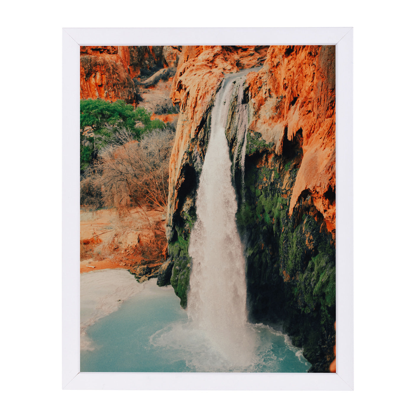 Havasu 1 By Natalie Allen - White Framed Print - Wall Art - Americanflat