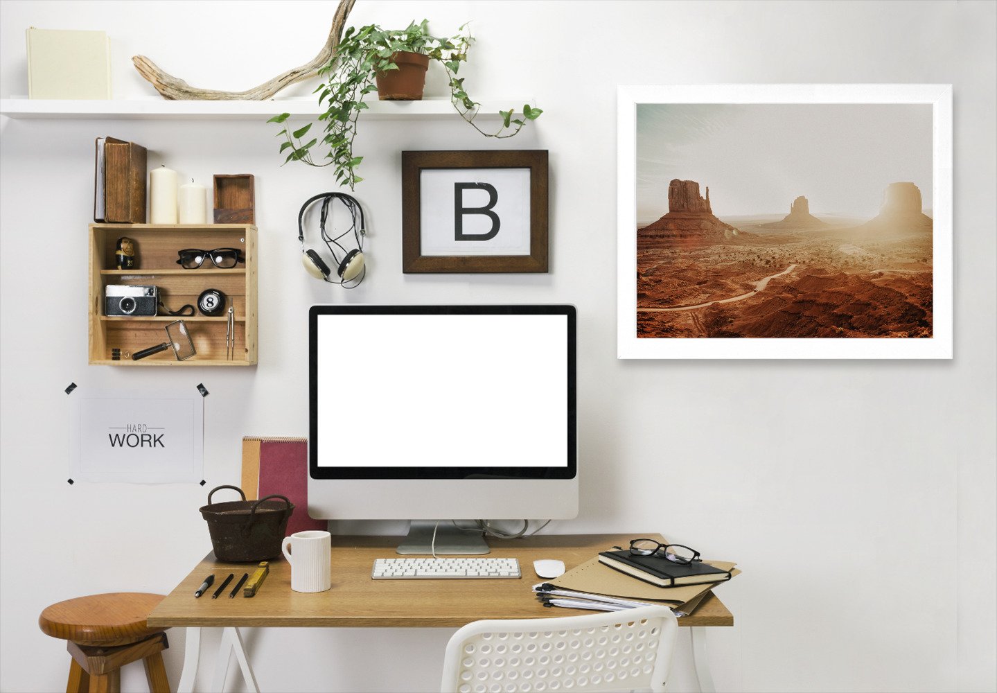 Monument Valley 3 By Natalie Allen - Framed Print - Americanflat