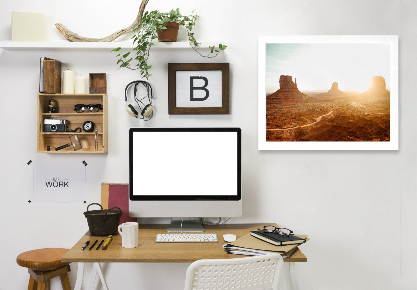 Monument Valley 2 By Natalie Allen - Framed Print - Americanflat