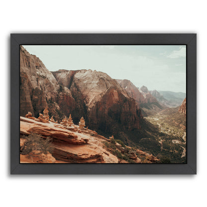 Zion National Park By Natalie Allen - Black Framed Print - Wall Art - Americanflat