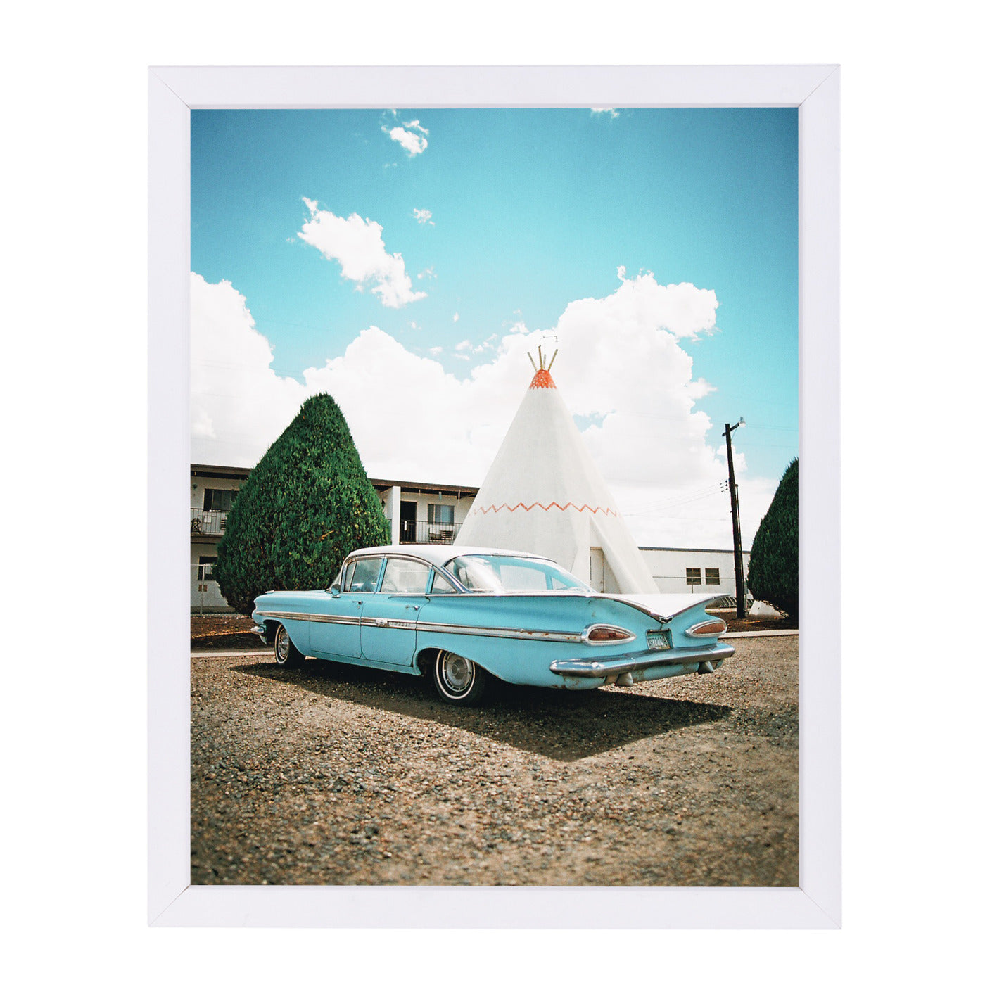 Holbrook, Arizona By Natalie Allen - White Framed Print - Wall Art - Americanflat