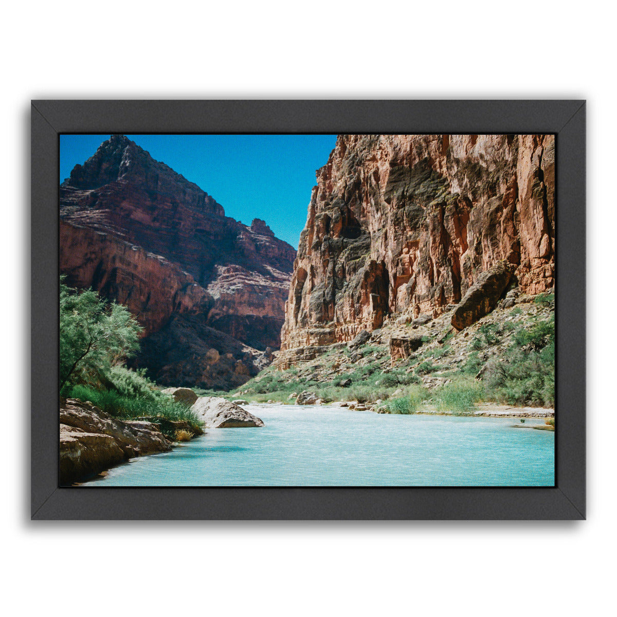 Little Colorado River By Natalie Allen - Black Framed Print - Wall Art - Americanflat