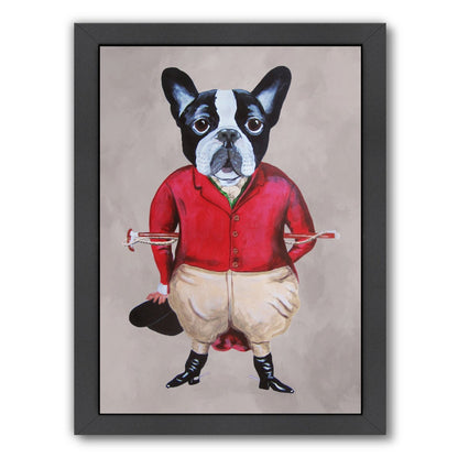 Bulldog Horsedriver By Coco De Paris - Black Framed Print - Wall Art - Americanflat