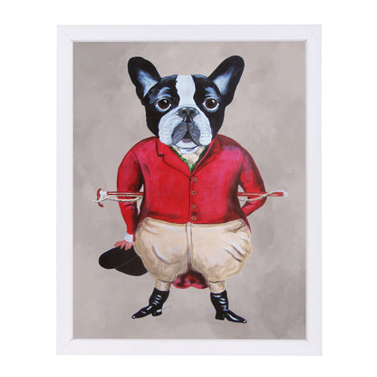 Bulldog Horsedriver By Coco De Paris - Framed Print - Americanflat