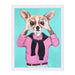 Chihuahua Is Watching You By Coco De Paris - Framed Print - Americanflat