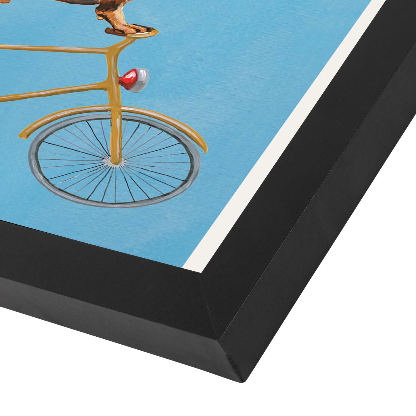 Cycling Dogs By Coco De Paris - Black Framed Print - Wall Art - Americanflat
