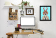 Dachshund Deer By Coco De Paris - Black Framed Print - Wall Art - Americanflat