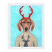Dachshund Deer By Coco De Paris - Framed Print - Americanflat