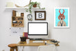 Dachshund Deer By Coco De Paris - Framed Print - Americanflat