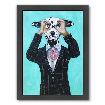 Dalmatian Is Watching You By Coco De Paris - Black Framed Print - Wall Art - Americanflat