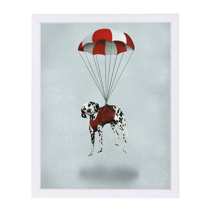 Dalmatian With Parachute By Coco De Paris - Framed Print - Americanflat