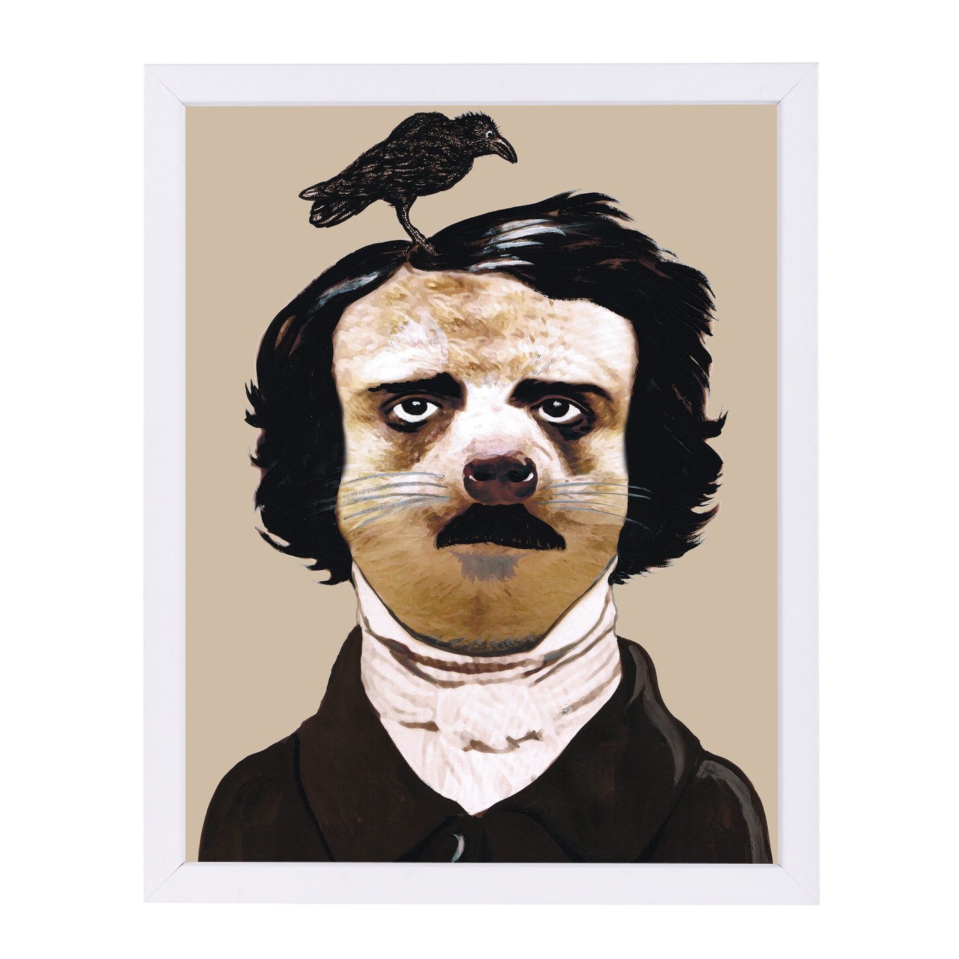Edgar Alan Poe By Coco De Paris - Framed Print - Americanflat