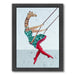 Giraffe On A Swing By Coco De Paris - Black Framed Print - Wall Art - Americanflat