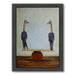 Giraffes In Balance By Coco De Paris - Black Framed Print - Wall Art - Americanflat