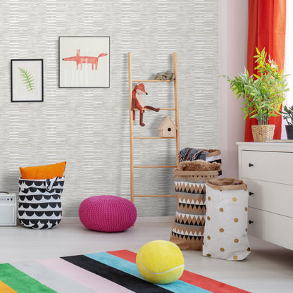 Peel & Stick Wallpaper - Calm World Pattern Ii by Wild Apple - Americanflat