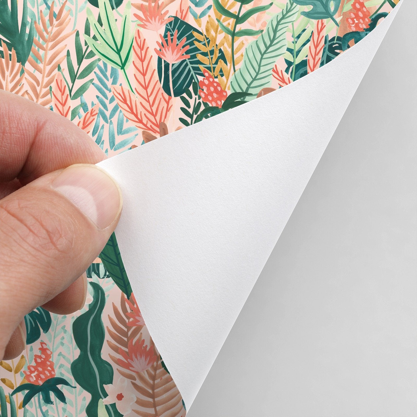 18' L x 24" W Peel & Stick Wallpaper, Wild Apple Roll - Tribal Zig Zag - Wallpaper, Wild Apple - Americanflat