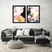 Apricot Dawn By Louise Robinson Wall Art - 2 Piece Framed Print Set - Americanflat