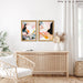 Apricot Dawn By Louise Robinson Wall Art - 2 Piece Framed Print Set - Americanflat