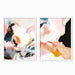 Apricot Dawn By Louise Robinson Wall Art - 2 Piece Framed Print Set - Americanflat