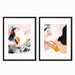 Apricot Dawn By Louise Robinson Wall Art - 2 Piece Framed Print Set - Americanflat