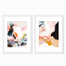 Apricot Dawn By Louise Robinson Wall Art - 2 Piece Framed Print Set - Americanflat