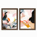 Apricot Dawn By Louise Robinson Wall Art - 2 Piece Framed Print Set - Americanflat