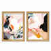 Apricot Dawn By Louise Robinson Wall Art - 2 Piece Framed Print Set - Americanflat