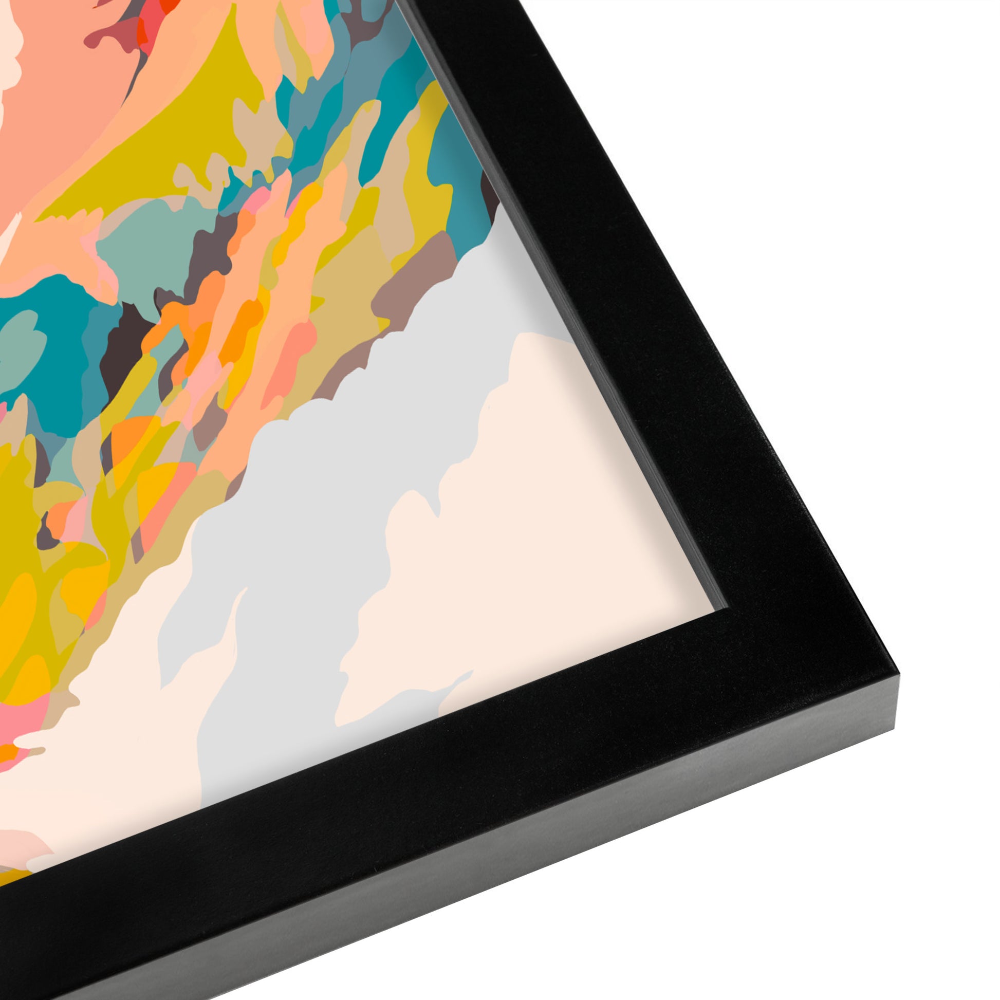 Glass Mountains by Louise Robinson - Framed Print - Americanflat