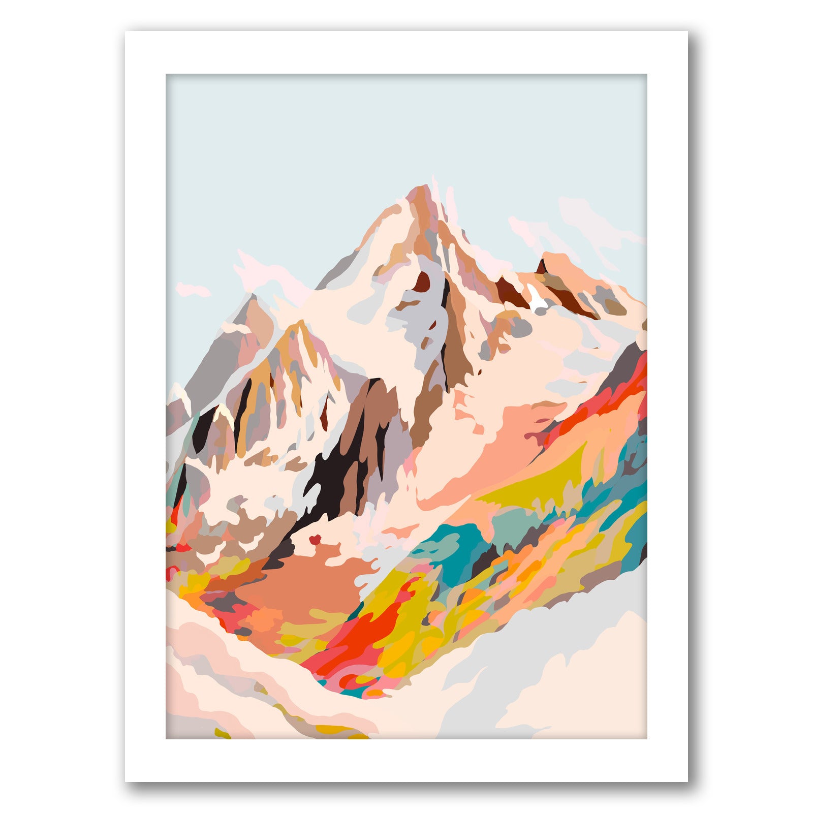 Glass Mountains by Louise Robinson - Framed Print - Americanflat