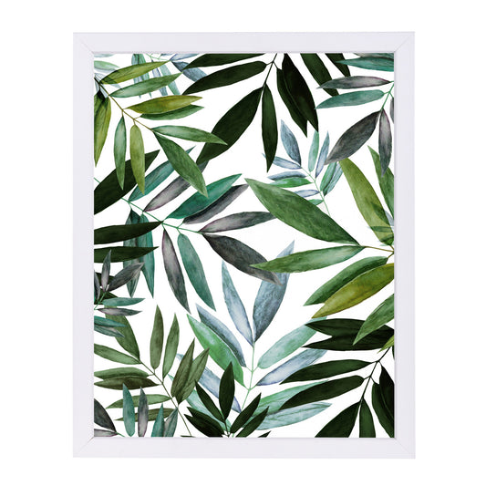 Green by Louise Robinson - White Framed Print - Wall Art - Americanflat
