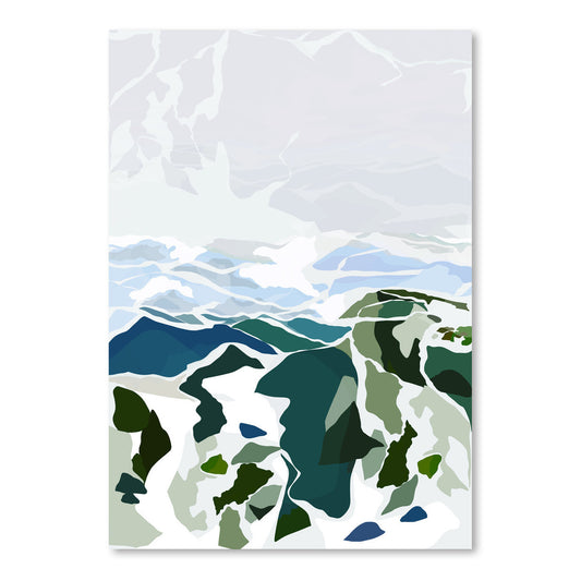 Green Mountains by Louise Robinson - Art Print - Americanflat