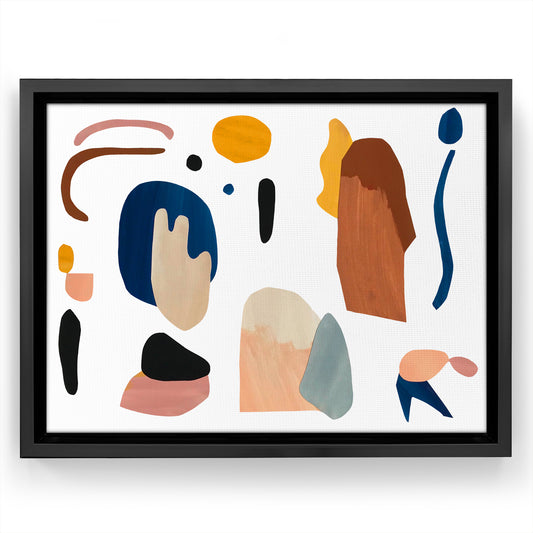 Landscape Architecture by Louise Robinson Modern Wall Art Decor - Floating Canvas Frame