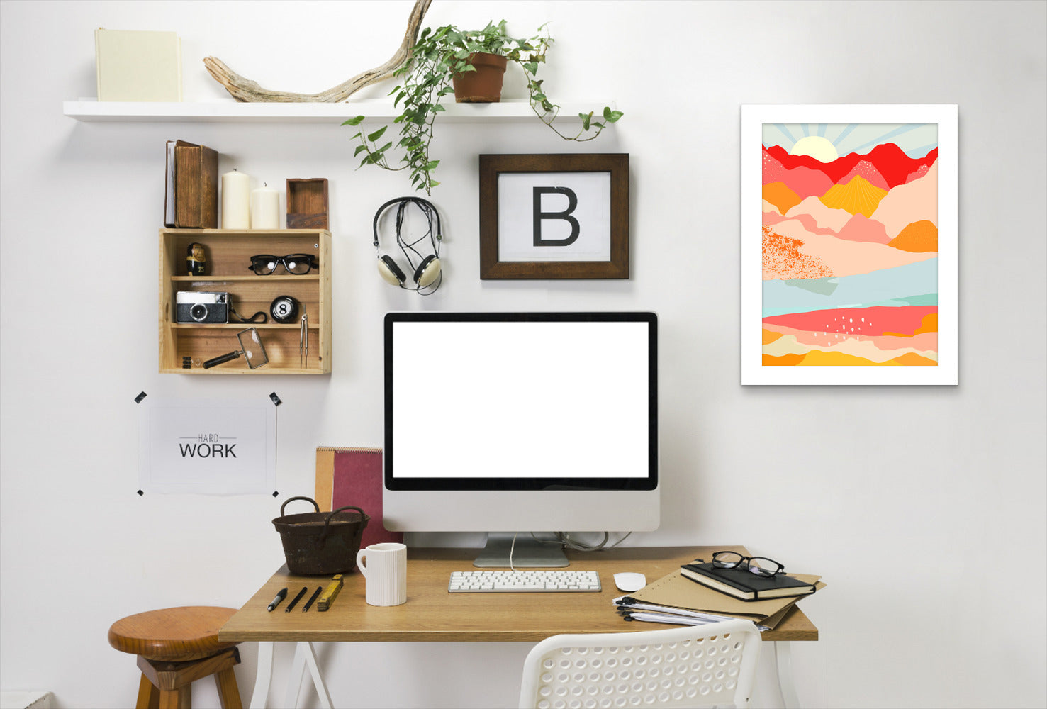 Sunrise by Louise Robinson - White Framed Print - Wall Art - Americanflat