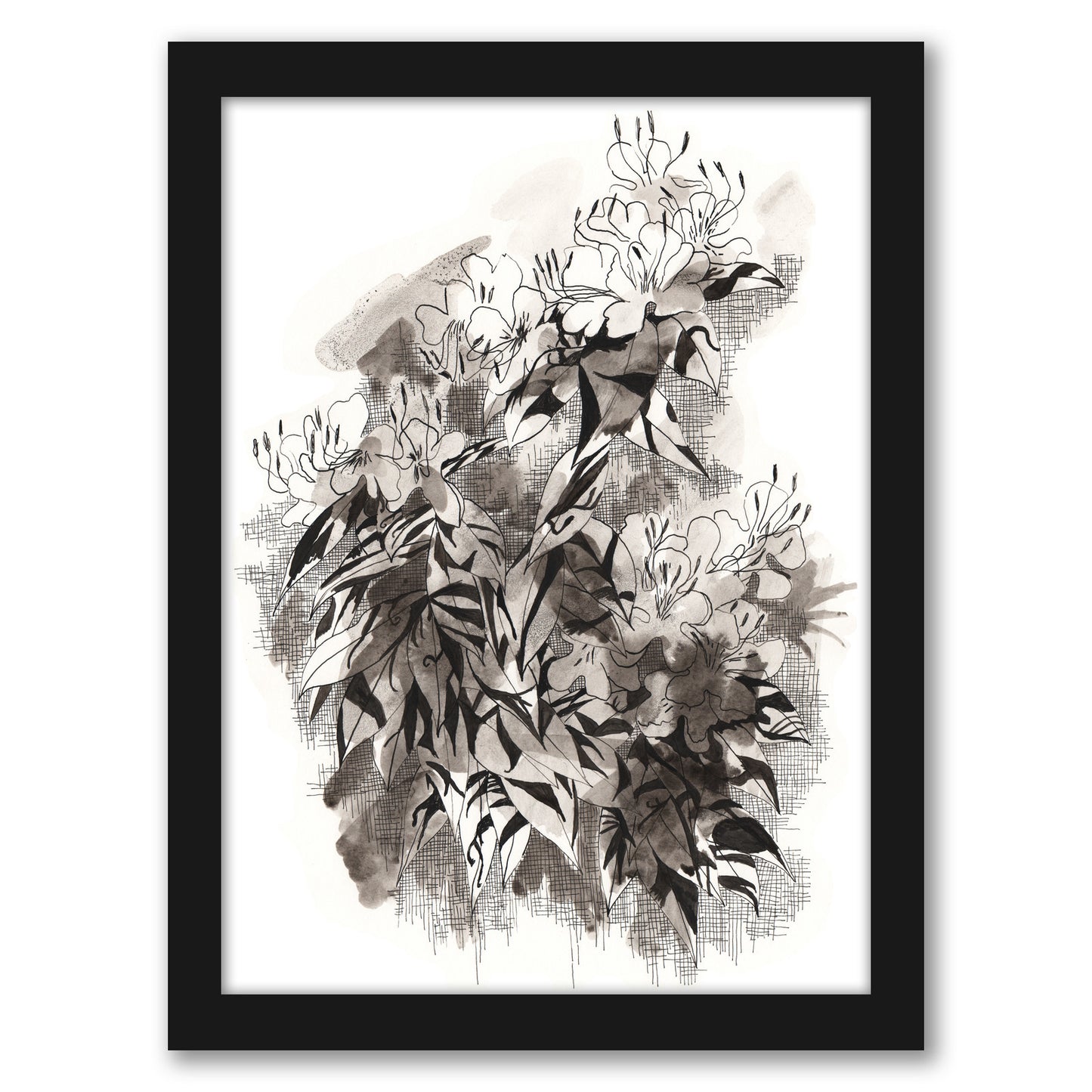 City Garden by Dreamy Me - Black Framed Print - Wall Art - Americanflat