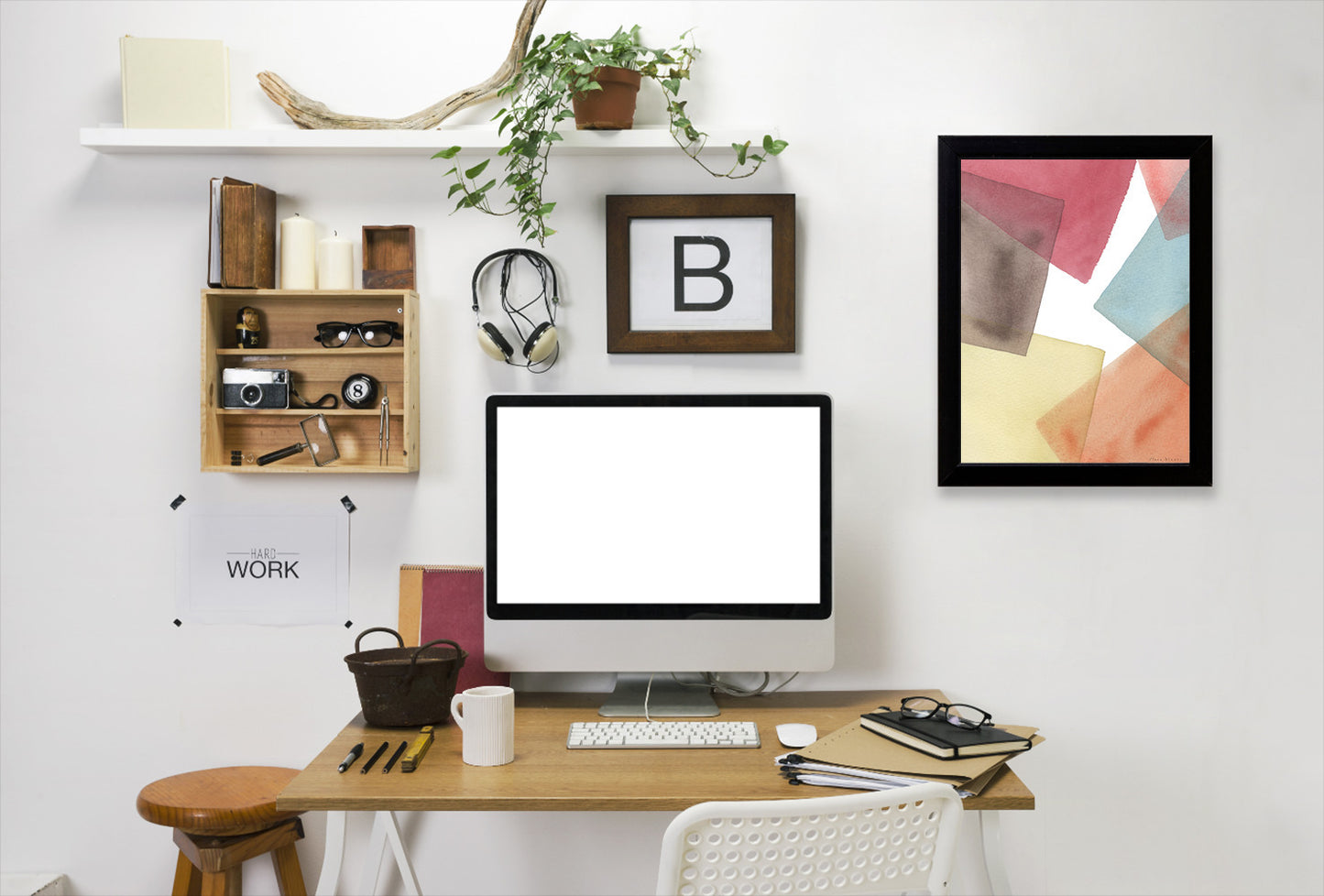 Colours by Dreamy Me - Black Framed Print - Wall Art - Americanflat