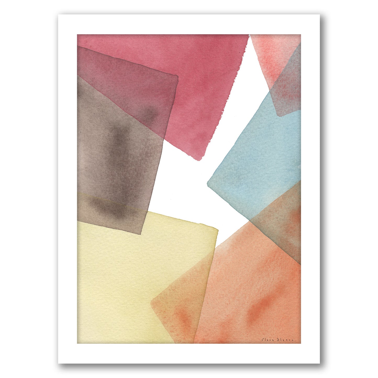 Colours by Dreamy Me - White Framed Print - Wall Art - Americanflat